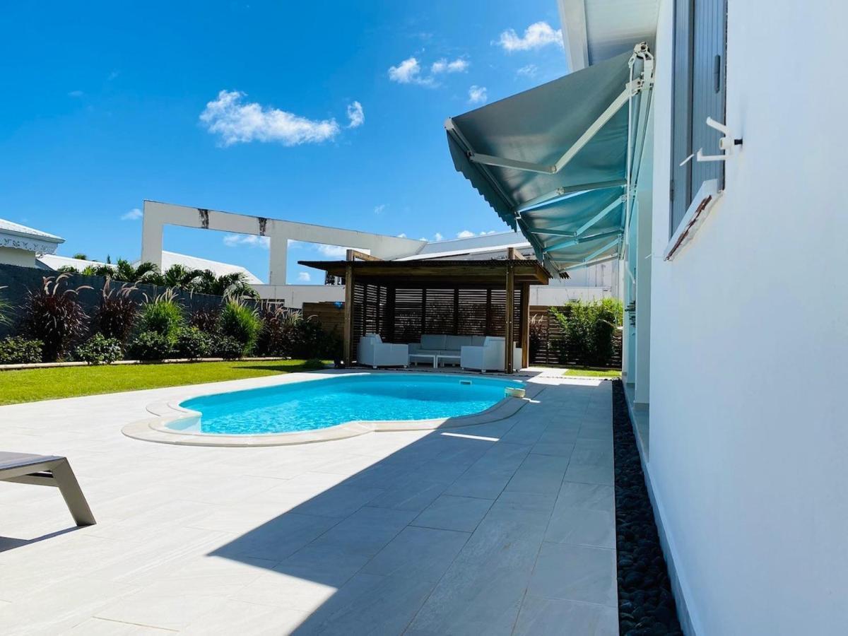 Villa Nomilou Beach Avec Acces Direct Plage Сен-Франсуа Екстер'єр фото
