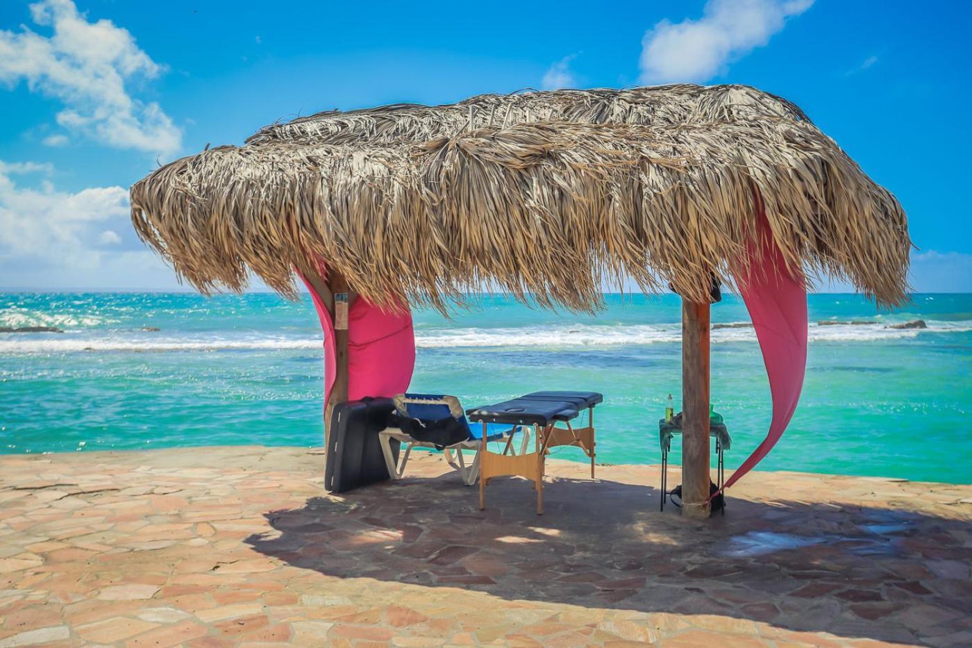 Villa Nomilou Beach Avec Acces Direct Plage Сен-Франсуа Екстер'єр фото